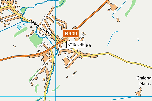 KY15 5NH map - OS VectorMap District (Ordnance Survey)