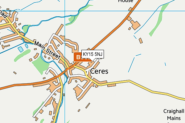 KY15 5NJ map - OS VectorMap District (Ordnance Survey)