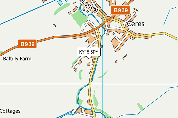 KY15 5PY map - OS VectorMap District (Ordnance Survey)