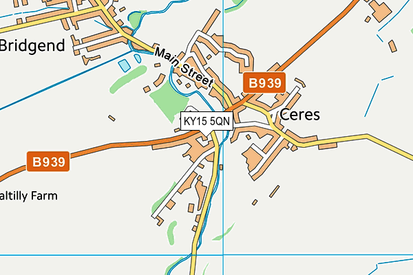 KY15 5QN map - OS VectorMap District (Ordnance Survey)