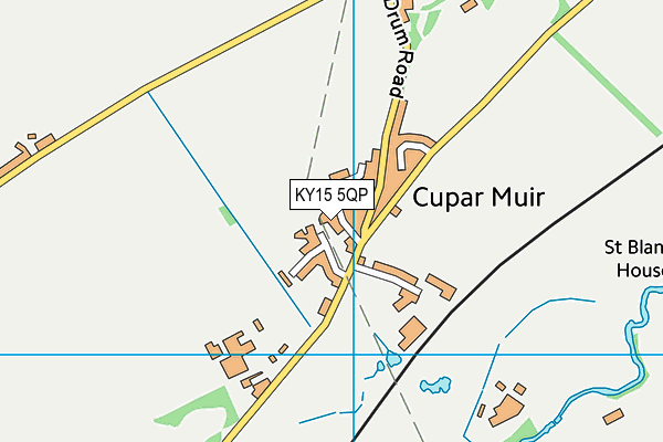 KY15 5QP map - OS VectorMap District (Ordnance Survey)