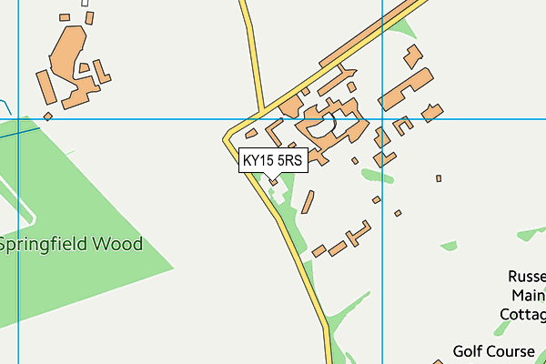 KY15 5RS map - OS VectorMap District (Ordnance Survey)
