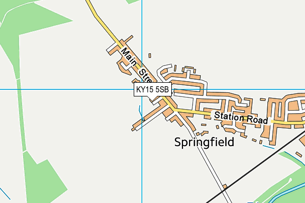 KY15 5SB map - OS VectorMap District (Ordnance Survey)