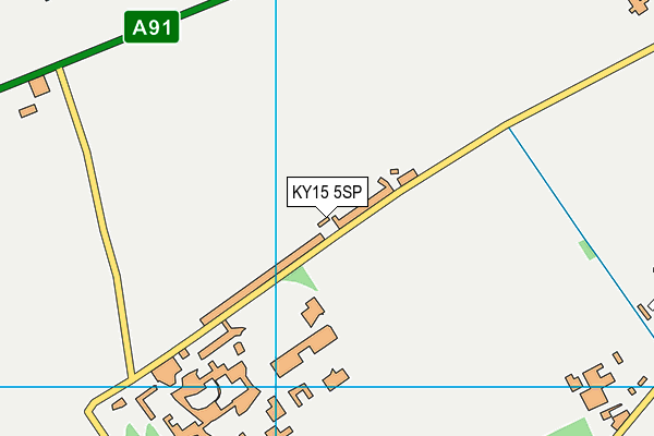 KY15 5SP map - OS VectorMap District (Ordnance Survey)