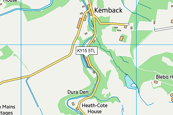 KY15 5TL map - OS VectorMap District (Ordnance Survey)
