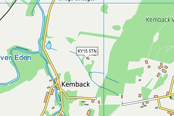 KY15 5TN map - OS VectorMap District (Ordnance Survey)