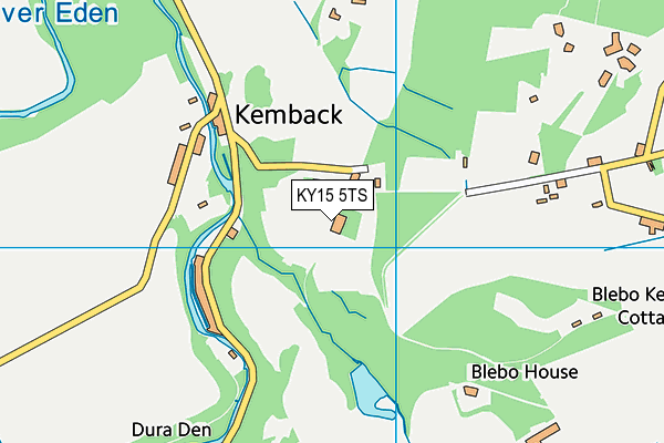 KY15 5TS map - OS VectorMap District (Ordnance Survey)