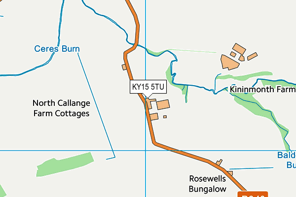 KY15 5TU map - OS VectorMap District (Ordnance Survey)