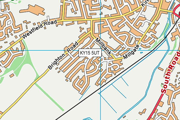 KY15 5UT map - OS VectorMap District (Ordnance Survey)