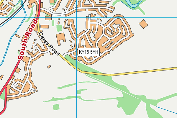 KY15 5YH map - OS VectorMap District (Ordnance Survey)