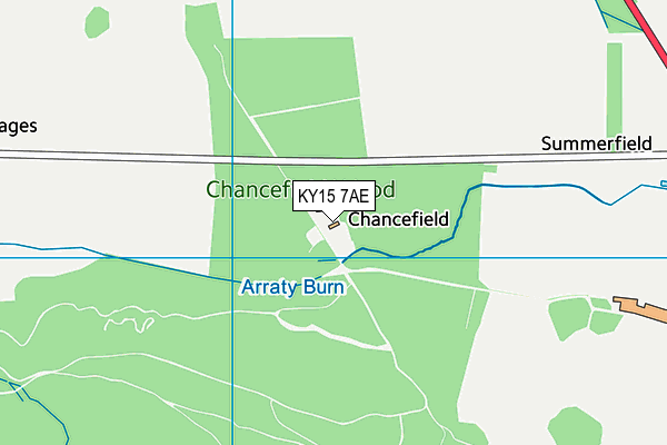 KY15 7AE map - OS VectorMap District (Ordnance Survey)