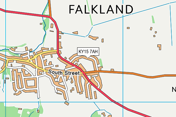 KY15 7AH map - OS VectorMap District (Ordnance Survey)