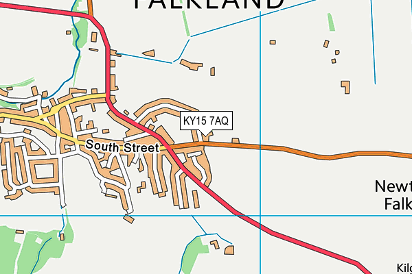 KY15 7AQ map - OS VectorMap District (Ordnance Survey)