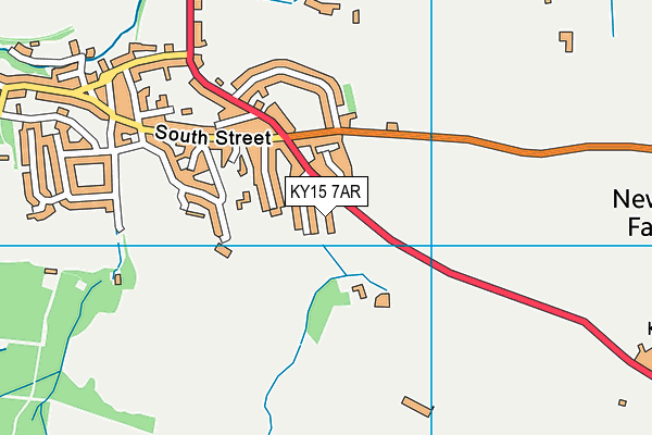 KY15 7AR map - OS VectorMap District (Ordnance Survey)