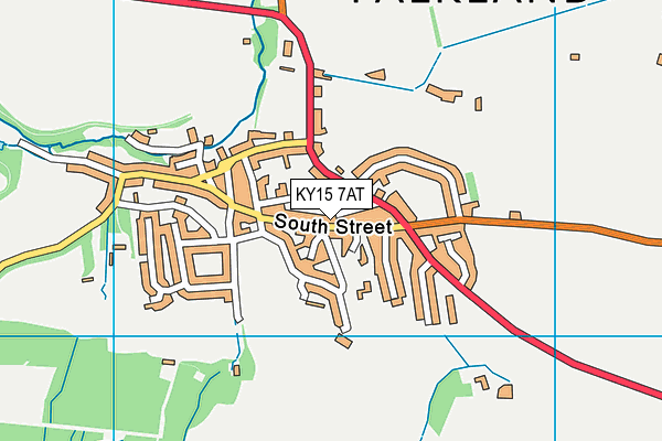 KY15 7AT map - OS VectorMap District (Ordnance Survey)