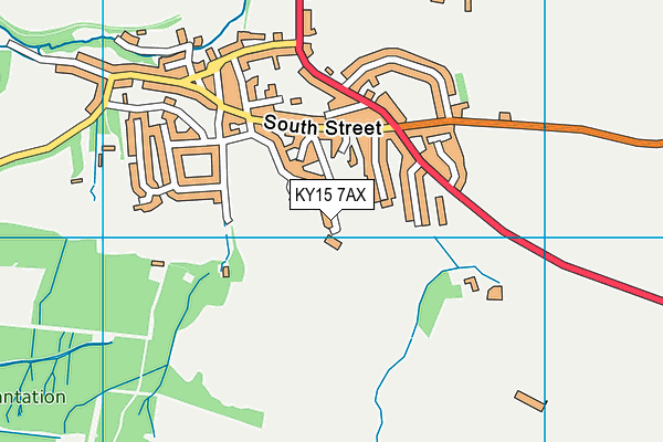 KY15 7AX map - OS VectorMap District (Ordnance Survey)