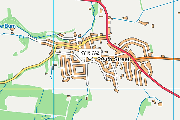 KY15 7AZ map - OS VectorMap District (Ordnance Survey)