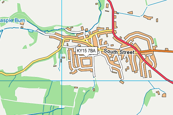KY15 7BA map - OS VectorMap District (Ordnance Survey)