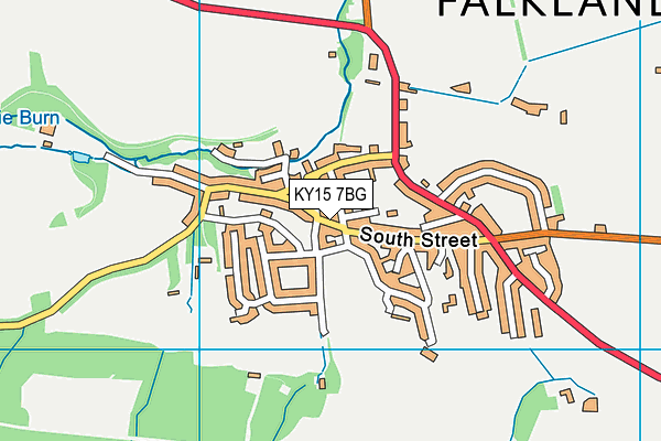 KY15 7BG map - OS VectorMap District (Ordnance Survey)