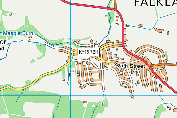 KY15 7BH map - OS VectorMap District (Ordnance Survey)