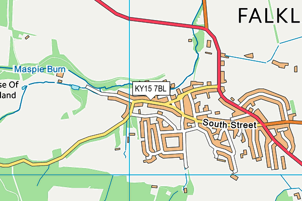 KY15 7BL map - OS VectorMap District (Ordnance Survey)