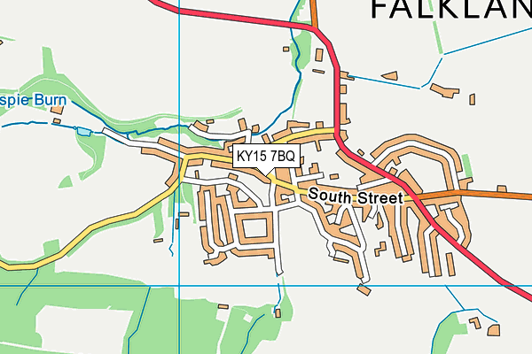 KY15 7BQ map - OS VectorMap District (Ordnance Survey)