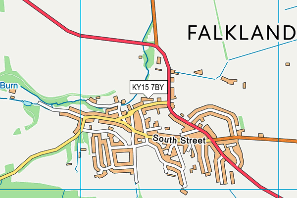 KY15 7BY map - OS VectorMap District (Ordnance Survey)