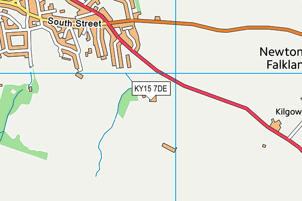 KY15 7DE map - OS VectorMap District (Ordnance Survey)