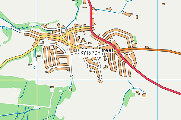 KY15 7DH map - OS VectorMap District (Ordnance Survey)