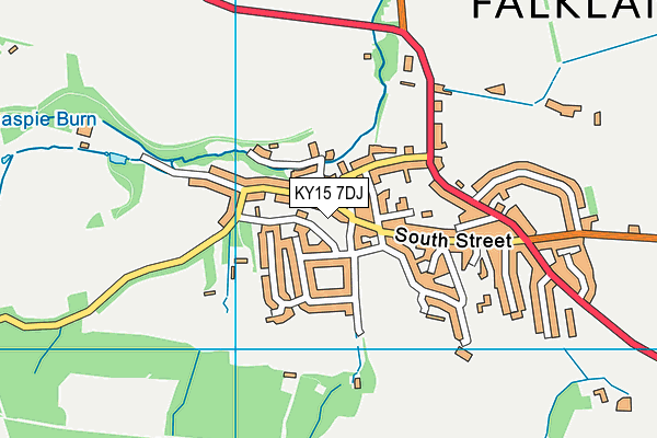 KY15 7DJ map - OS VectorMap District (Ordnance Survey)