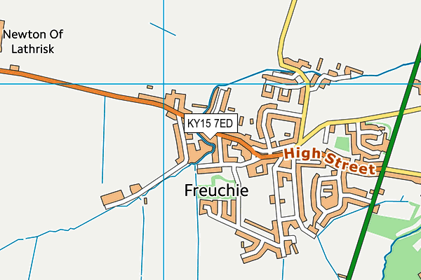 KY15 7ED map - OS VectorMap District (Ordnance Survey)