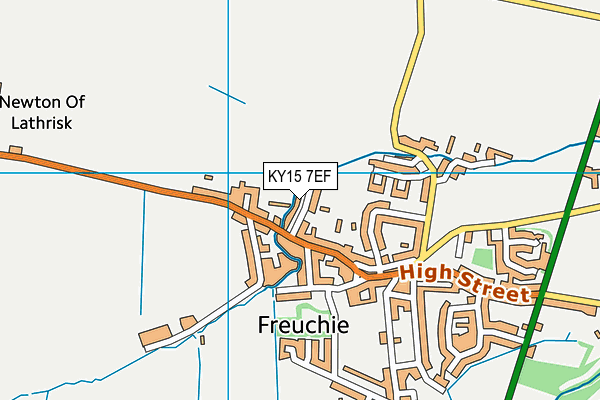 KY15 7EF map - OS VectorMap District (Ordnance Survey)