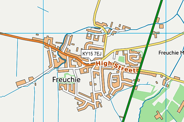 KY15 7EJ map - OS VectorMap District (Ordnance Survey)