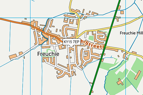 KY15 7EP map - OS VectorMap District (Ordnance Survey)