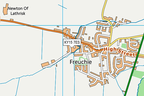 KY15 7ES map - OS VectorMap District (Ordnance Survey)