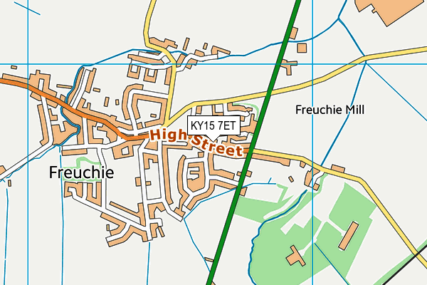 KY15 7ET map - OS VectorMap District (Ordnance Survey)