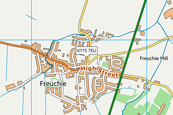 KY15 7EU map - OS VectorMap District (Ordnance Survey)