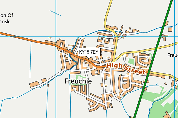 KY15 7EY map - OS VectorMap District (Ordnance Survey)