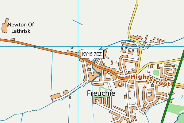 KY15 7EZ map - OS VectorMap District (Ordnance Survey)