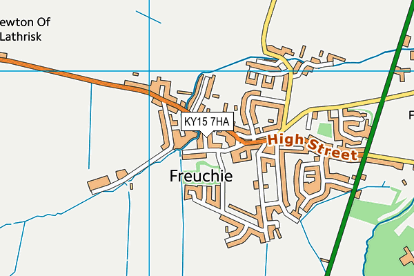 KY15 7HA map - OS VectorMap District (Ordnance Survey)