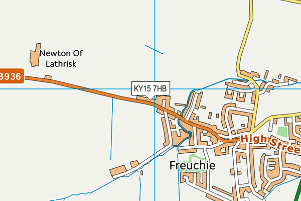 KY15 7HB map - OS VectorMap District (Ordnance Survey)