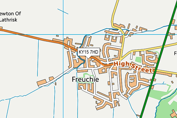 KY15 7HD map - OS VectorMap District (Ordnance Survey)