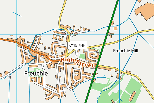KY15 7HH map - OS VectorMap District (Ordnance Survey)