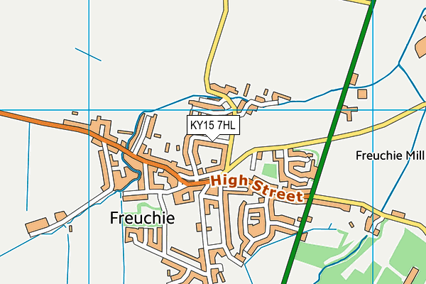 KY15 7HL map - OS VectorMap District (Ordnance Survey)