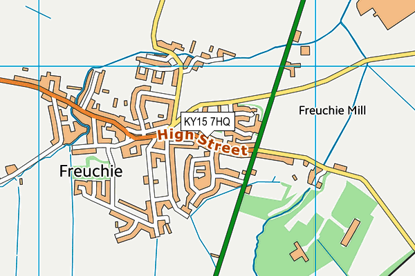 KY15 7HQ map - OS VectorMap District (Ordnance Survey)