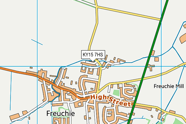 KY15 7HS map - OS VectorMap District (Ordnance Survey)