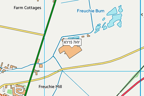 KY15 7HY map - OS VectorMap District (Ordnance Survey)