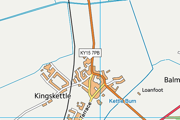 KY15 7PB map - OS VectorMap District (Ordnance Survey)
