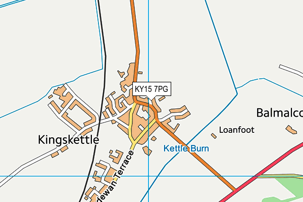 KY15 7PG map - OS VectorMap District (Ordnance Survey)