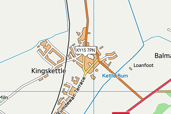 KY15 7PN map - OS VectorMap District (Ordnance Survey)